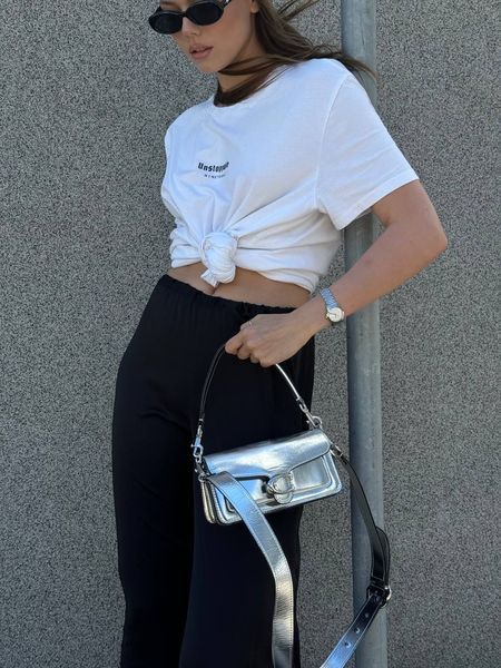 Сoach Tabby Shoulder Bag Silver [крафтова коробка] pr9822 фото