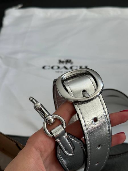 Сoach Tabby Shoulder Bag Silver [крафтова коробка] pr9822 фото