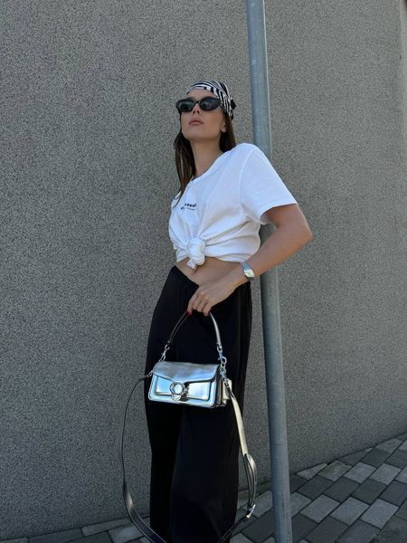 Сoach Tabby Shoulder Bag Silver [крафтова коробка] pr9822 фото