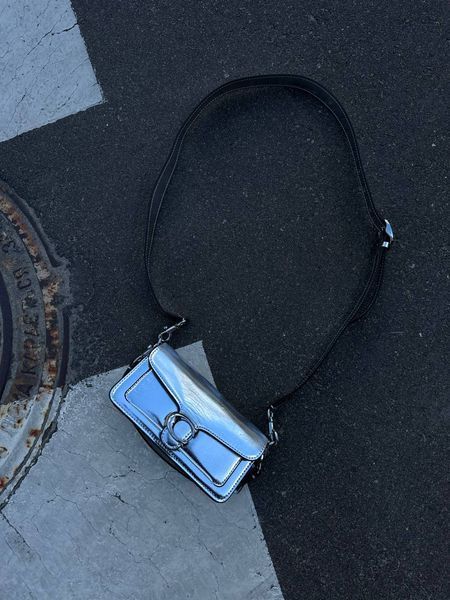Сoach Tabby Shoulder Bag Silver [крафтова коробка] pr9822 фото