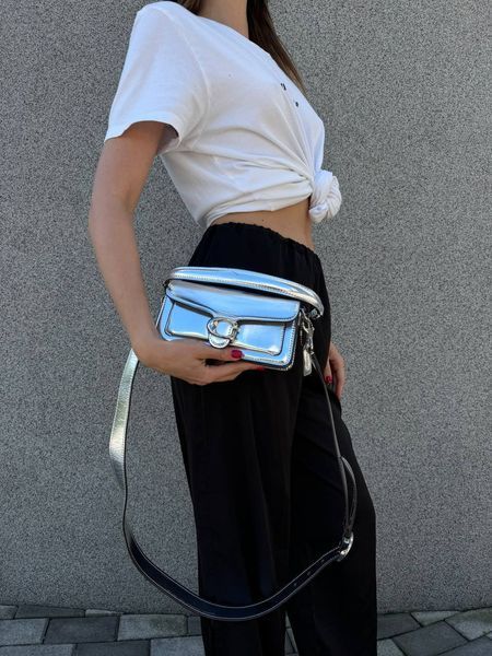 Сoach Tabby Shoulder Bag Silver [крафтова коробка] pr9822 фото