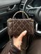 Chanel Classic Brown/Gold Lambskin Pearl Crush Vanity Bag Магнітна Коробка pr2901 фото 12
