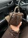 Chanel Classic Brown/Gold Lambskin Pearl Crush Vanity Bag Магнітна Коробка pr2901 фото 14