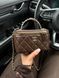 Chanel Classic Brown/Gold Lambskin Pearl Crush Vanity Bag Магнітна Коробка pr2901 фото 15