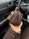 Chanel Classic Brown/Gold Lambskin Pearl Crush Vanity Bag Магнітна Коробка pr2901 фото 13