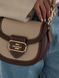 Coach Morgan Saddle Bag In Colorblock Signature Canvas [крафтова коробка](інший колір ремінця) co5020 фото 6