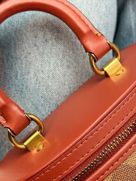 Coach Trail Crossbody 17 With Pillow Quilting In Signature Canvas Brown [оригінальна магнітна брендована коробка] pr0077 фото