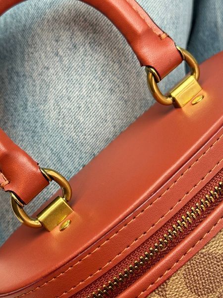 Coach Trail Crossbody 17 With Pillow Quilting In Signature Canvas Brown [оригінальна магнітна брендована коробка] pr0077 фото