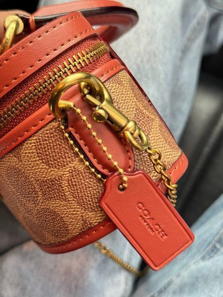 Coach Trail Crossbody 17 With Pillow Quilting In Signature Canvas Brown [оригінальна магнітна брендована коробка] pr0077 фото
