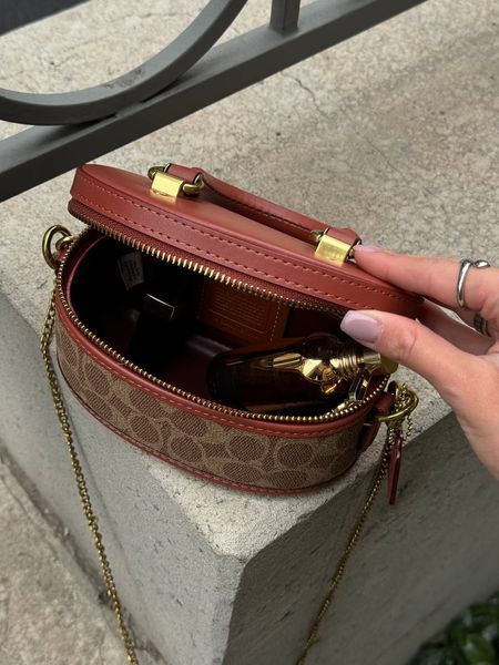 Coach Trail Crossbody 17 With Pillow Quilting In Signature Canvas Brown [оригінальна магнітна брендована коробка] pr0077 фото