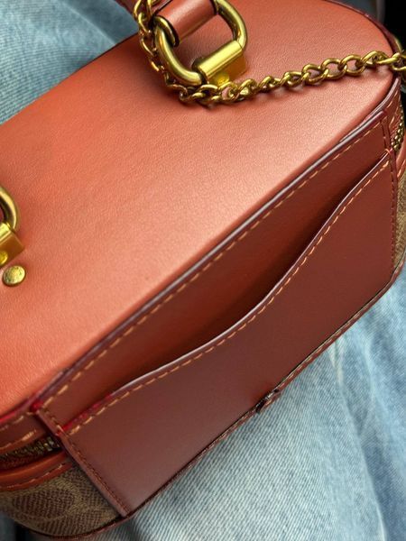 Coach Trail Crossbody 17 With Pillow Quilting In Signature Canvas Brown [оригінальна магнітна брендована коробка] pr0077 фото