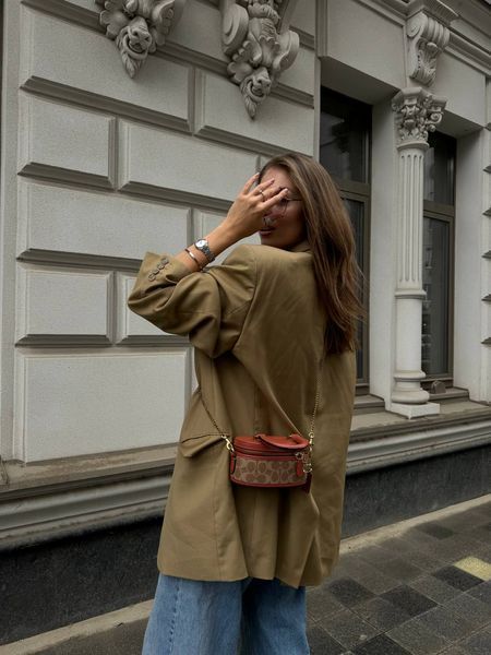 Coach Trail Crossbody 17 With Pillow Quilting In Signature Canvas Brown [оригінальна магнітна брендована коробка] pr0077 фото