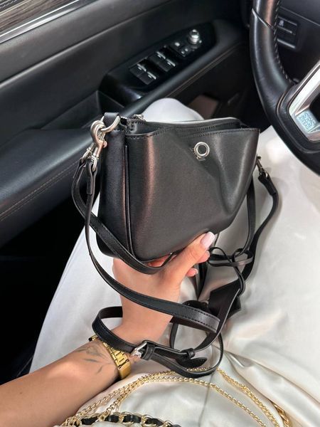 Balenciaga Rodeo Sling Pochette in Black/Silver Оригінальна Коробка B2188 фото