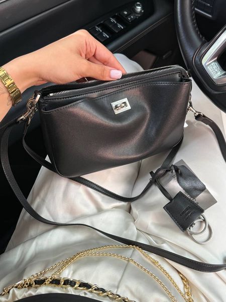 Balenciaga Rodeo Sling Pochette in Black/Silver Оригінальна Коробка B2188 фото