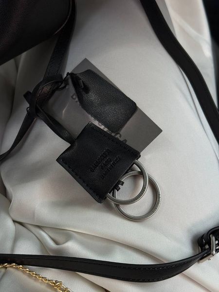 Balenciaga Rodeo Sling Pochette in Black/Silver Оригінальна Коробка B2188 фото