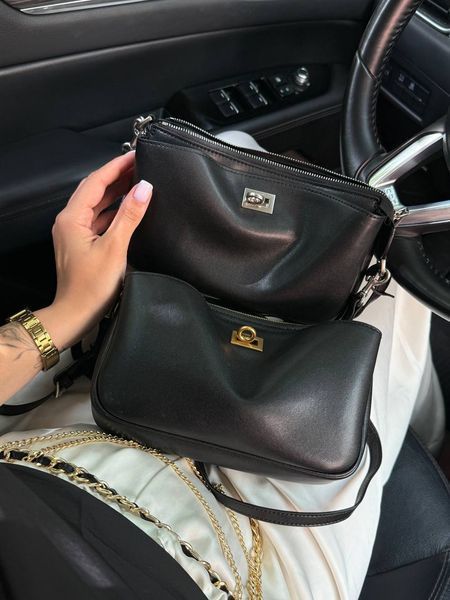 Balenciaga Rodeo Sling Pochette in Black/Silver Оригінальна Коробка B2188 фото