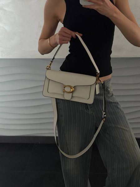 Coach Tabby Shoulder Bag MILK [крафтова коробка] pr0098 фото