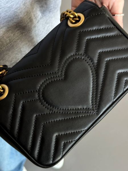 Gucci Marmont Mini Shoulder Bag Medium Black [ бренд коробка ] pr0099 фото