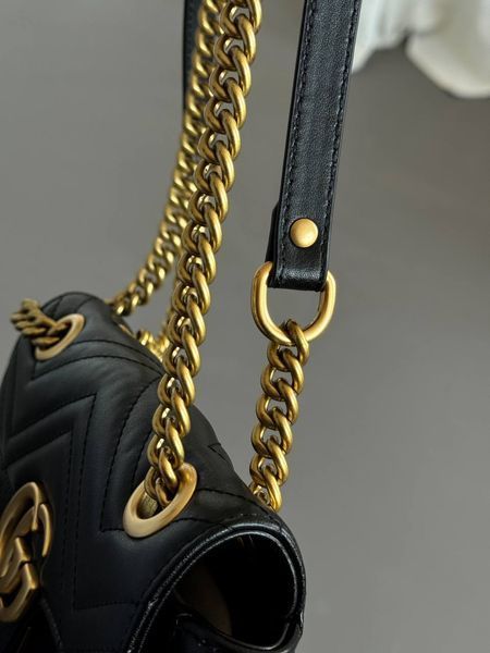 Gucci Marmont Mini Shoulder Bag Medium Black [ бренд коробка ] pr0099 фото