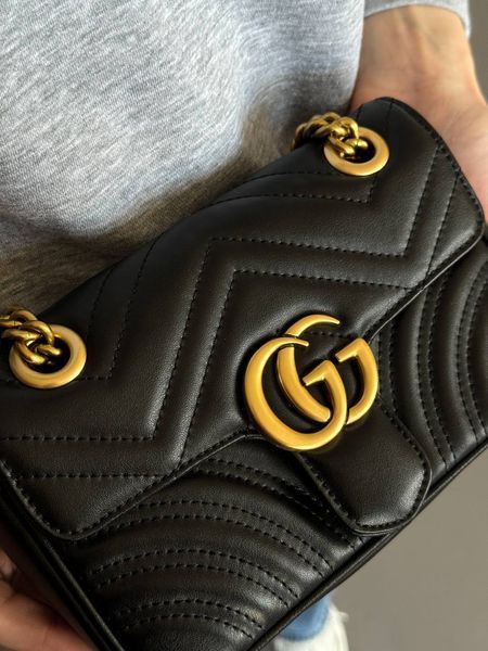 Gucci Marmont Mini Shoulder Bag Medium Black [ бренд коробка ] pr0099 фото