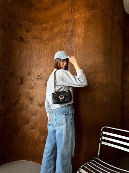Gucci Marmont Mini Shoulder Bag Medium Black [ бренд коробка ] pr0099 фото