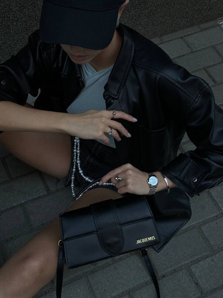 Jacquemus Le Bambino Black [оригінальна коробка, лого на фурнітурі] pr0005 фото