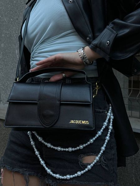 Jacquemus Le Bambino Black [оригінальна коробка, лого на фурнітурі] pr0005 фото