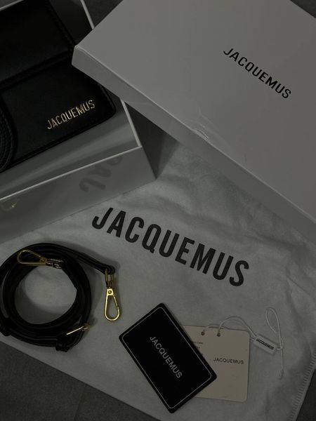 Jacquemus Le Bambino Black [оригінальна коробка, лого на фурнітурі] pr0005 фото