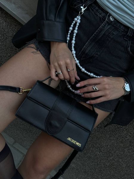 Jacquemus Le Bambino Black [оригінальна коробка, лого на фурнітурі] pr0005 фото