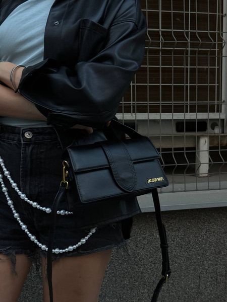 Jacquemus Le Bambino Black [оригінальна коробка, лого на фурнітурі] pr0005 фото