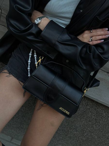 Jacquemus Le Bambino Black [оригінальна коробка, лого на фурнітурі] pr0005 фото
