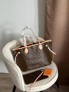 Louis Vuitton Neverfull MM Monogram Canvas [Магнітна коробка] pr01292 фото