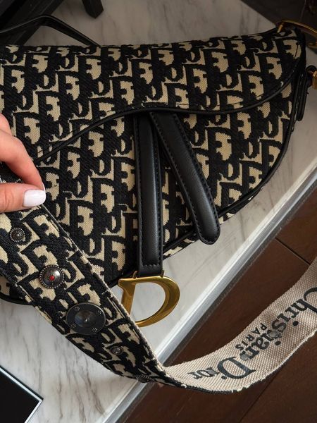 Dior Saddle Bag with Strap Blue Dior Oblique Jacquard [коробка кришка-дно] pr09998 фото