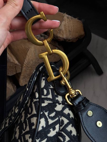 Dior Saddle Bag with Strap Blue Dior Oblique Jacquard [коробка кришка-дно] pr09998 фото