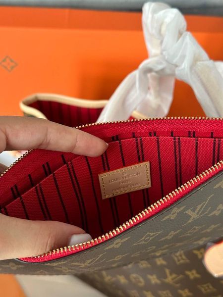 Louis Vuitton Neverfull MM Monogram Canvas [Магнітна коробка] pr01292 фото