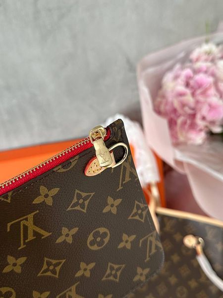 Louis Vuitton Neverfull MM Monogram Canvas [Магнітна коробка] pr01292 фото