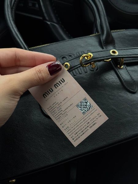 Miu Miu Aventure Nappa Leather Top-Handle Bag [оригінальна магнітна коробка] miu3000 фото