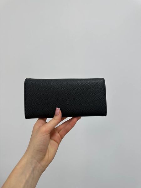 Жіночий гаманець Loewe Anagram Continental із зернистої телячої шкіри, з металевим логотипом 88179 фото