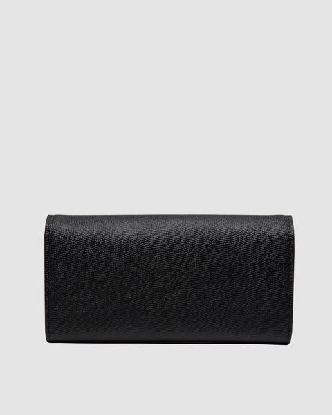 Жіночий гаманець Loewe Anagram Continental із зернистої телячої шкіри, з металевим логотипом 88179 фото