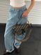 Dior Saddle Bag with Strap Blue Dior Oblique Jacquard [коробка кришка-дно] pr09998 фото 3