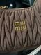 Miu Miu Wander Small matelass&eacute; suede shoulder bag [оригінальна коробка] miu2487 фото 6