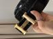 Hermes Constance Belt із крокодилової шкіри Porosus Black/Gold 6617431 фото 9