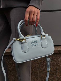 Miu Miu Arcadie Matelass&eacute; Nappa Leather. Blu [Ориг Коробка] miu2060 фото