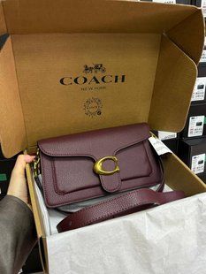 Сoach Tabby Shoulder Bag Wine/Gold[оригінальна коробка] pr01985 фото