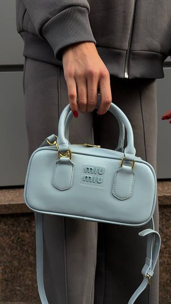 Miu Miu Arcadie Matelass&eacute; Nappa Leather. Blu [Ориг Коробка] miu2060 фото