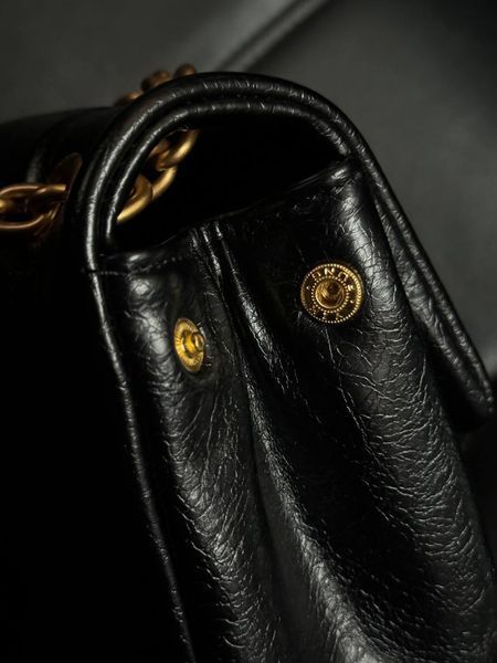 Balenciaga Monaco Mini Chain Bag Black/Gold B1200 фото