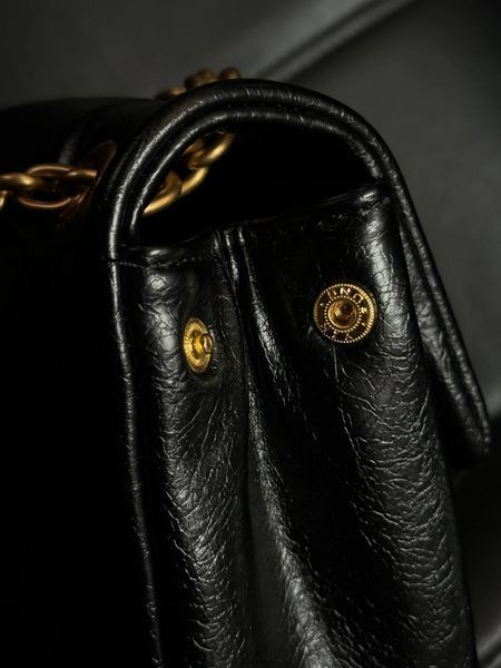 Balenciaga Monaco Mini Chain Bag Black/Gold B1200 фото