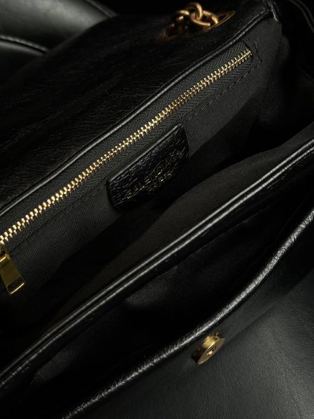 Balenciaga Monaco Mini Chain Bag Black/Gold B1200 фото