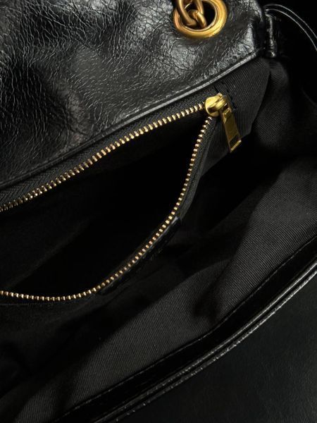 Balenciaga Monaco Mini Chain Bag Black/Gold B1200 фото