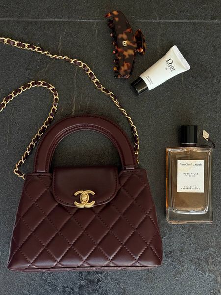 Chanel Kelly Bag Shiny Aged Calfskin Burgundy & Gold Hardware Коробка магніт pr9904 фото
